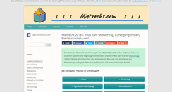 Desktop Screenshot of mietrecht.com